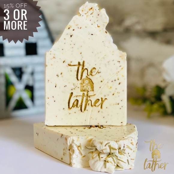 THE LATHER BARN Other - 🌱Rosemary Mint Goat Milk & Cream Essential Lather